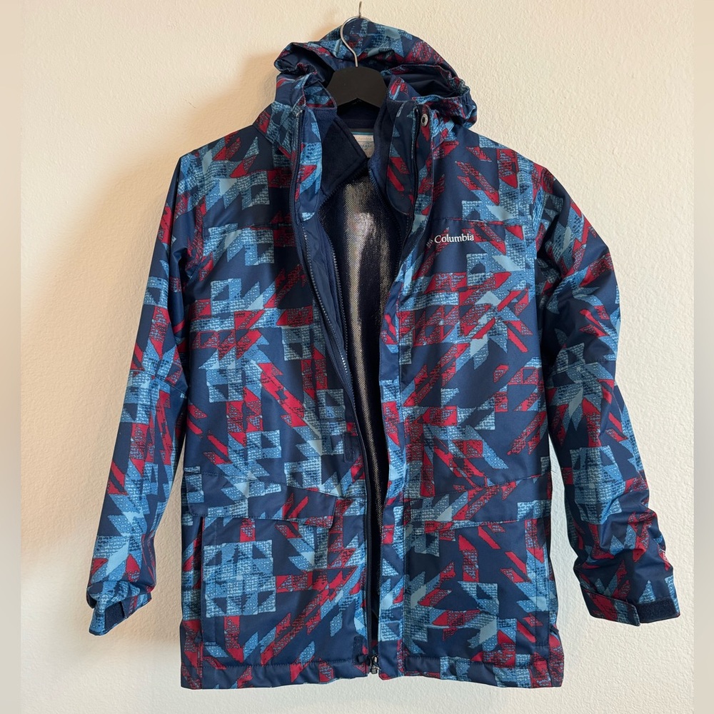 Columbia Interchange Patened Omni-Tech/Heat Two Layer Jacket Ski/Snow